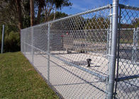 tela galvanizada los 2.1Mx2.5M de la cerca de la alambrada para el campo de deportes