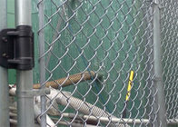 Alambre de acero galvanizado caliente de la alambrada de la cerca de la armadura de plata de la tela 50x50m m para dirigir