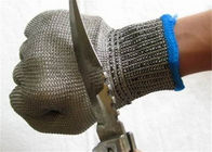 Corte el guante resistente de la mano de la malla del acero inoxidable de la puñalada de la prueba para la elaboración de la carne