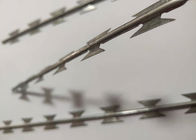 Línea recta alambre de acero inoxidable de la maquinilla de afeitar de BTO-10 para la malla de soldadura de la prisión