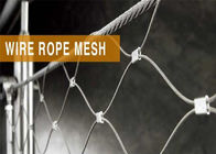 70x120 cuerda de alambre de acero inoxidable flexible del corrosivo anti PVDF Mesh Fence