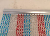 Grueso de aluminio coloreado resistente de la cortina 2.0m m 1.6m m de la alambrada de los 90cmx210cm