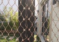 Cuerda de alambre de acero inoxidable tejida de 3m m Mesh For Zoo Animal Fence