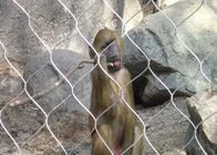 Pequeña red flexible de cercado neta del cable de Mesh Monkey Enclosure Ss Zoo de la cuerda de alambre de metal del pájaro