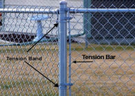 2-1/2” banda de acero galvanizada colocaciones de la tensión de la cerca de la alambrada a la barra de tensión