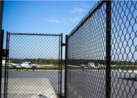 Tela revestida comercial de la cerca de la alambrada del PVC para la cerca de los deportes de la escuela