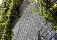 cuerda de alambre de acero inoxidable decorativa flexible de 70x120m m Mesh For Green Plant Climbing