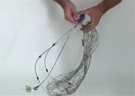 Cuerda de alambre de acero inoxidable de la seguridad 2m m Mesh Bags Hand Woven Customized