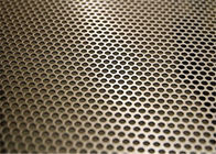 El metal perforado decorativo galvanizado sumergido caliente del agujero redondo artesona el acero suave/el acero de carbono