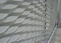 Malla de alambre tejida revestimiento ampliada aluminio decorativo de la fachada de la malla metálica