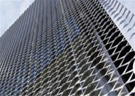 Revestimiento ligero ampliado tejido decorativo de la fachada de la malla de aluminio