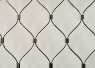 Cuerda de alambre de acero inoxidable Ferruled de 3 milímetros Mesh Fall Protection Nets 100*100m m
