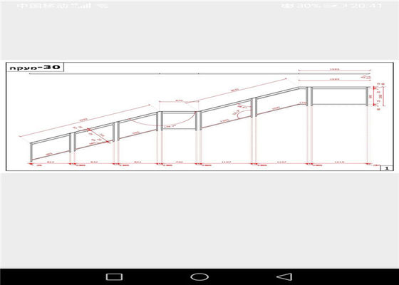 70x120m m X tienden la malla del cable