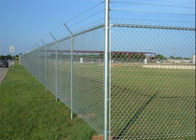los 6ft Diamond Shape Galvanized Chain Link Mesh Fence For Farm