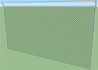 9 indicador X 2&quot; cerca Fabric Galvanized Material de la alambrada para las pistas de tenis