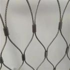 304/316 2.0m m Dia Stainless Steel Wire Rope Mesh Hand Woven