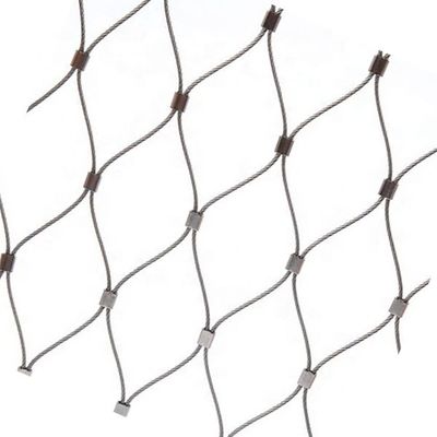 Instalación fácil a prueba de mal tiempo de acero inoxidable de alambre de la cuerda de la red ligera de la malla